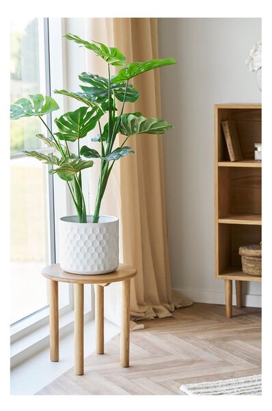 Okrągły stolik z litego drewna dębowego ø 40 cm Jena – House Nordic
