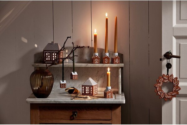 Ceramiczne ozdoby świąteczne zestaw 2 szt. 5 cm Gingerbread – Kähler Design