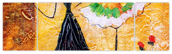 Obraz - Tańczące baletnice, obraz olejny (170x50 cm)