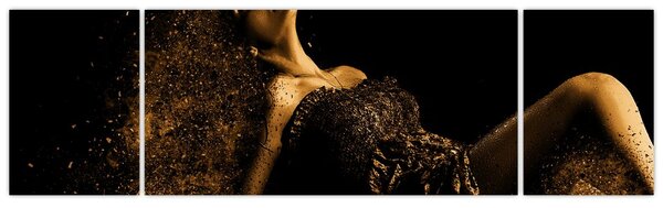 Obraz - Kobieta ze złota (170x50 cm)