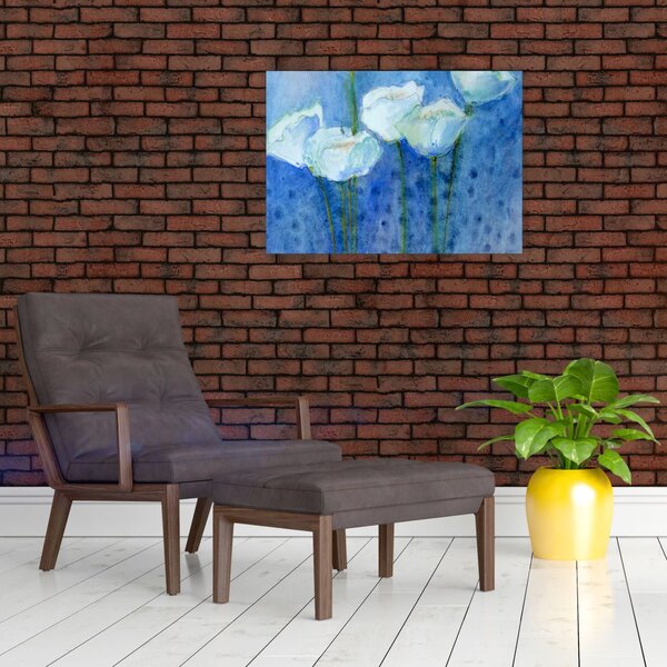 Obraz - Białe tulipany (70x50 cm)