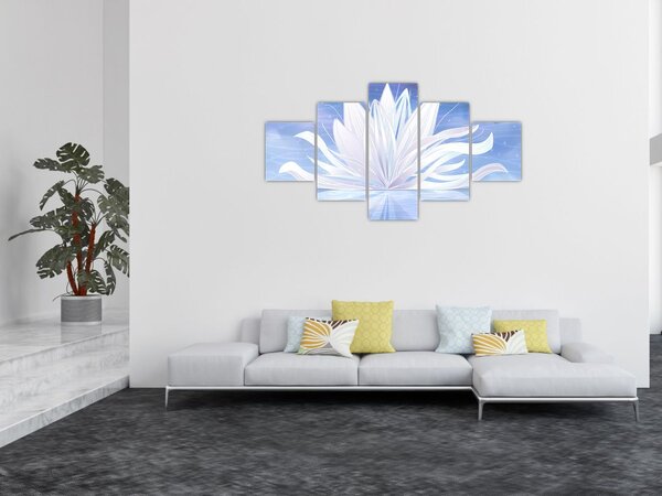 Obraz - Kwiat lotosu (125x70 cm)