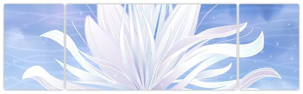 Obraz - Kwiat lotosu (170x50 cm)