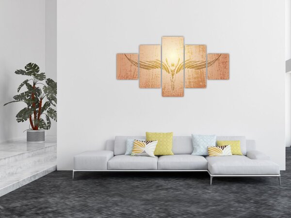 Obraz - Anielska abstrakcja (125x70 cm)