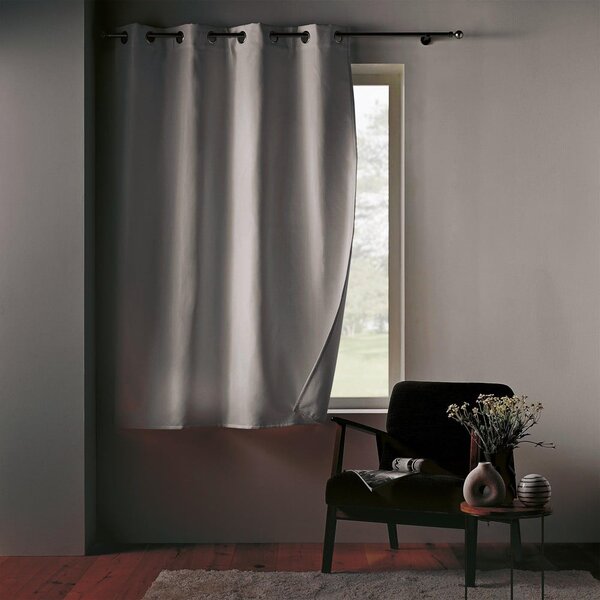 Biała zasłona termiczna z mikrowłókna 135x180 cm Micropolar – douceur d'intérieur