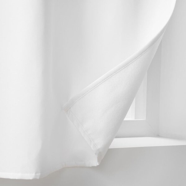 Biała zasłona termiczna z mikrowłókna 135x180 cm Micropolar – douceur d'intérieur