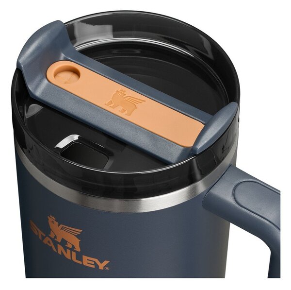 Ciemnoniebieski termos ze słomką ze stali nierdzewnej 1,18 l Quencher H2.0 FlowState Tumbler Twilight – Stanley