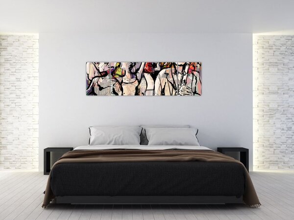 Obraz - Jazzowa noc (170x50 cm)