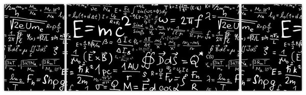 Obraz - Matematyka (170x50 cm)