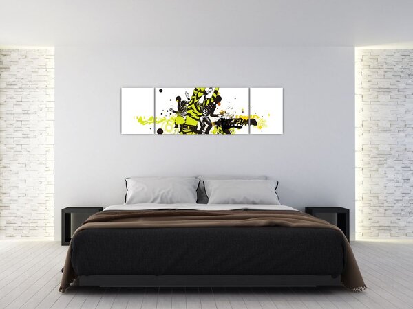 Obraz - Street dance (170x50 cm)