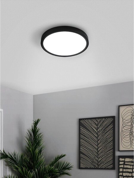 Czarna lampa sufitowa LED FUEVA 5 – EGLO
