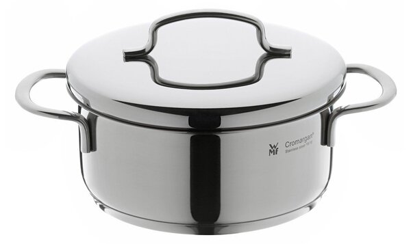 Nierdzewny garnek z pokrywką WMF Cromargan® Mini, ⌀ 14 cm