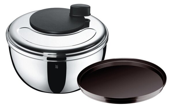 Wirówka do sałaty ze stali nierdzewnej Cromargan® WMF, wys. 16 cm