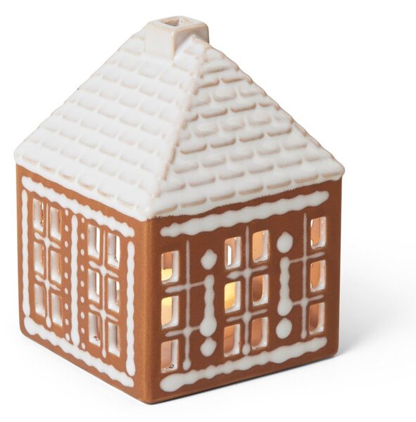 Ceramiczny świecznik na świeczkę typu tealight Gingerbread Lighthouse – Kähler Design