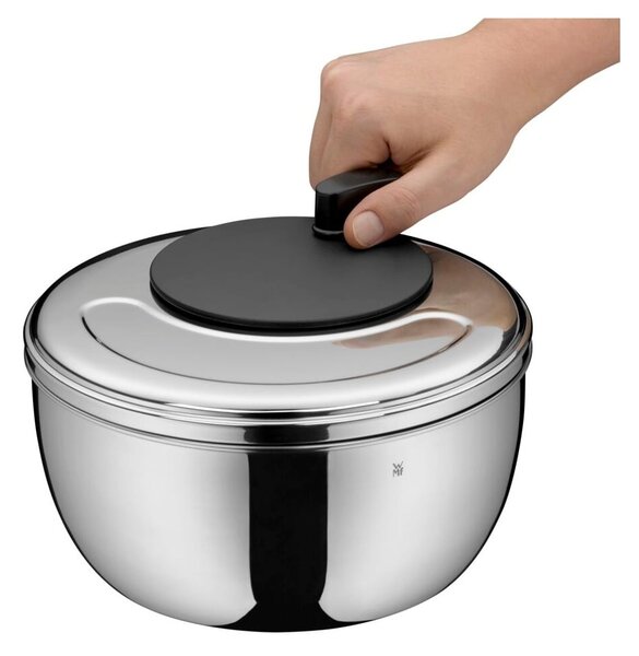 Wirówka do sałaty ze stali nierdzewnej Cromargan® WMF, wys. 16 cm