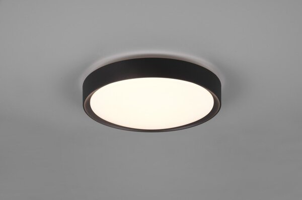 Lampa sufitowa LED w kolorze matowej czerni ø 33 cm Clarimo – Trio