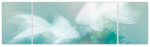 Obraz - Rybki (170x50 cm)