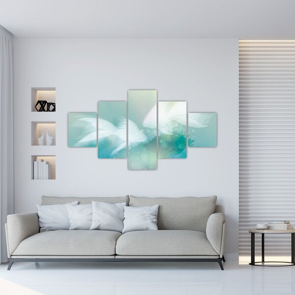Obraz - Rybki (125x70 cm)