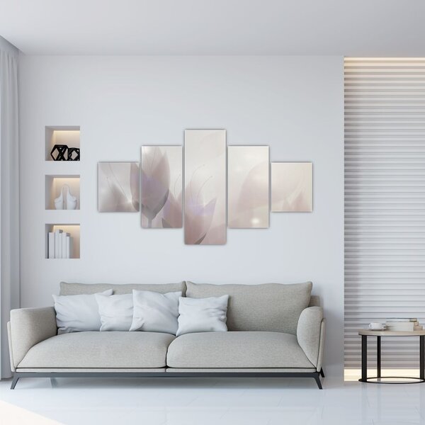 Obraz - Krokusy (125x70 cm)