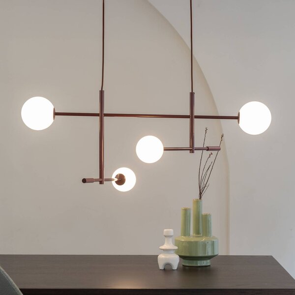 IT´S ABOUT ROMI Lampa wisząca Copenhagen, czerwony, salon / jadalnia, metal