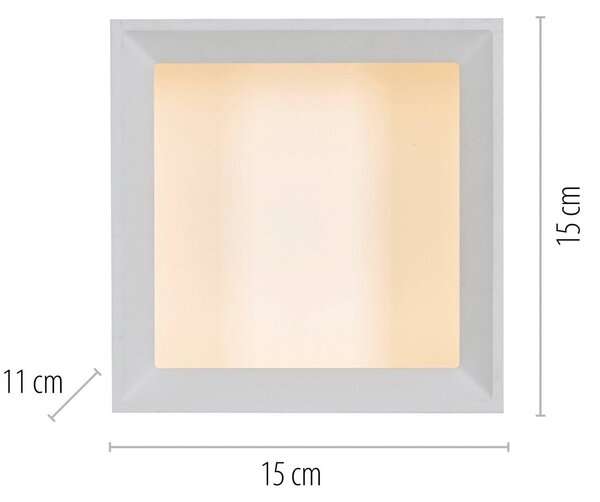 PURE Lampa sufitowa Manhatten, możliwość ściemniania, biały / opal, przedpokój, aluminium, nowoczesny
