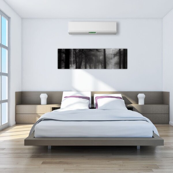 Obraz - Las we mgle (170x50 cm)