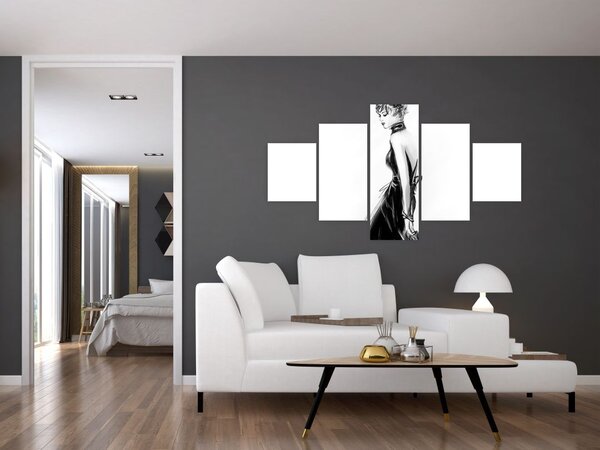 Obraz - Ilustracja mody (125x70 cm)
