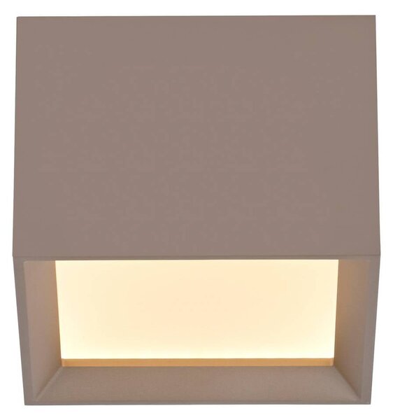 PURE Lampa sufitowa Manhatten, możliwość ściemniania, brązowy / mosiężny, przedpokój, aluminium, nowoczesny