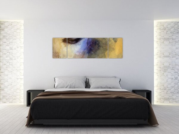 Obraz - Portret kobiety, rysunek (170x50 cm)