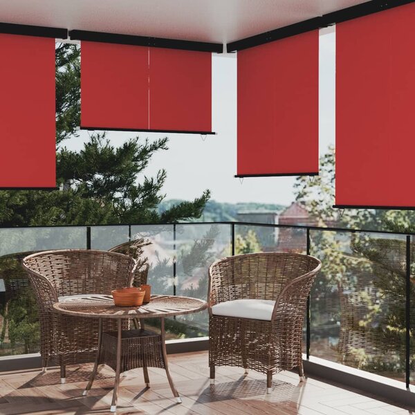 Markiza boczna na balkon, 170 x 250 cm, czerwona