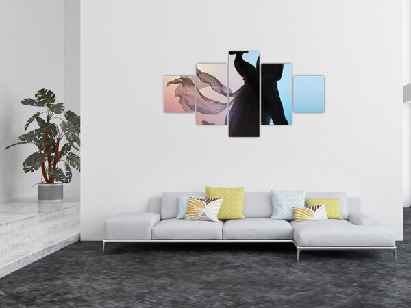 Obraz - Tańcząca para (125x70 cm)