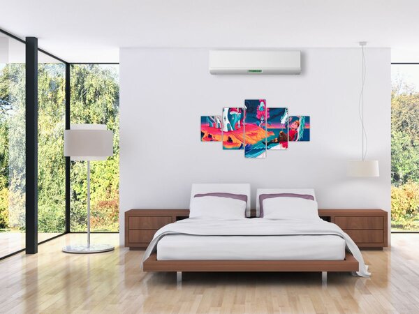 Obraz - Książę i smocza księżniczka (125x70 cm)
