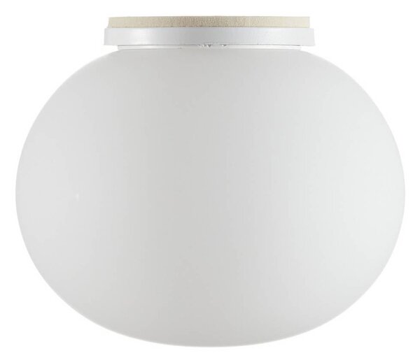 FLOS Lampa sufitowa designerska MINI, możliwość ściemniania, biały / opal, salon / jadalnia, szkło, design