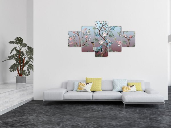 Obraz - Park ptaków (125x70 cm)
