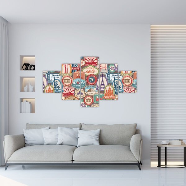 Obraz podróżnika (125x70 cm)