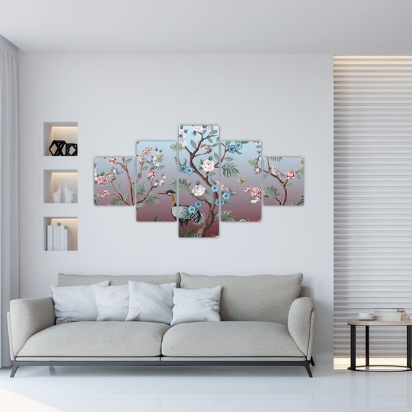 Obraz - Park ptaków (125x70 cm)