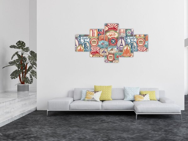 Obraz podróżnika (125x70 cm)