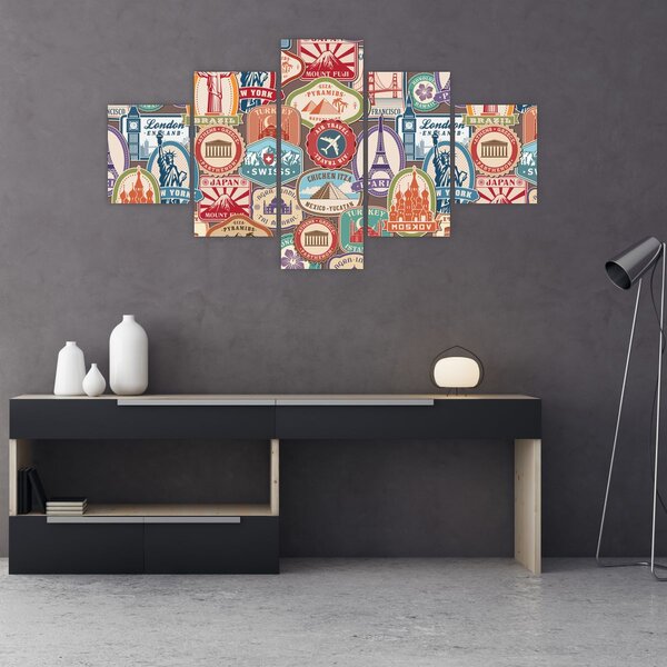Obraz podróżnika (125x70 cm)