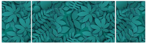 Obraz liści (170x50 cm)