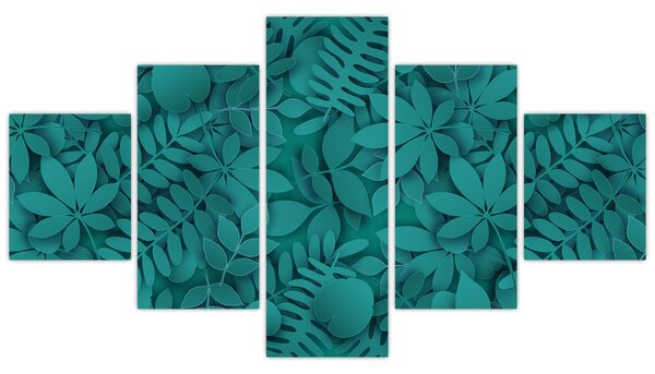 Obraz liści (125x70 cm)