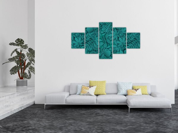 Obraz liści (125x70 cm)