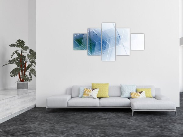 Obraz - Kształty geometryczne (125x70 cm)