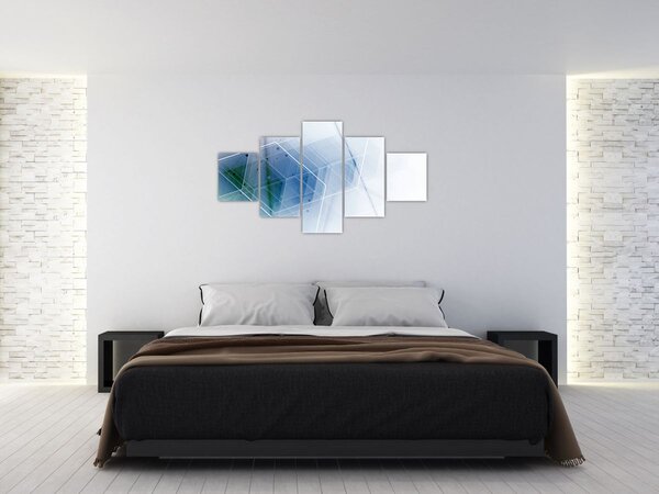 Obraz - Kształty geometryczne (125x70 cm)