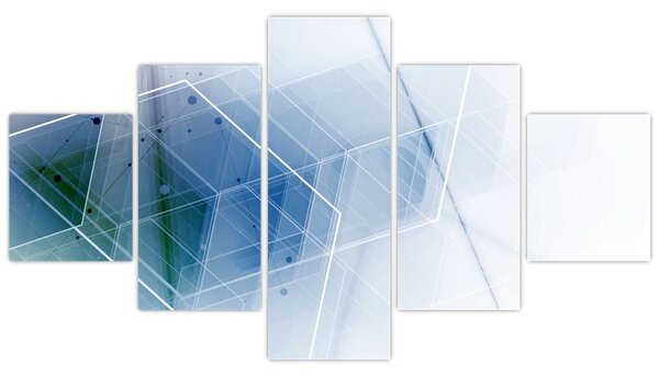 Obraz - Kształty geometryczne (125x70 cm)