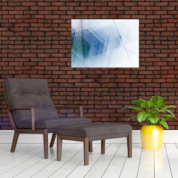 Obraz - Kształty geometryczne (70x50 cm)