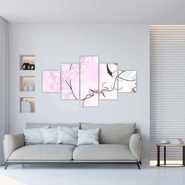 Obraz - Pocałunek (125x70 cm)