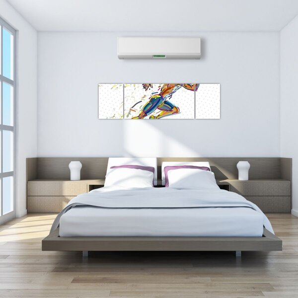 Obraz - Biegacz (170x50 cm)
