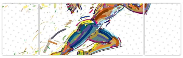 Obraz - Biegacz (170x50 cm)