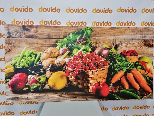 Obraz świeże owoce i warzywa