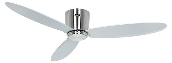 ECO PLANO II Inteligentny wentylator sufitowy Ø 132 cm, srebrny – CasaFan CasaFan, Eco Plano II, metaliczny, salon, tworzywo sztuczne, nowoczesny